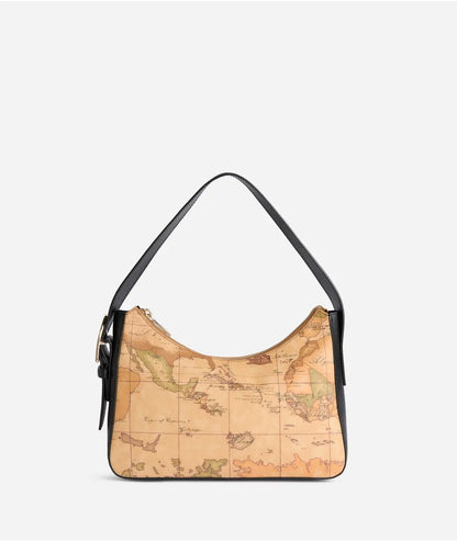 1st Class Valley Geo Damen-Schultertasche Schwarz LD65/G611 0001