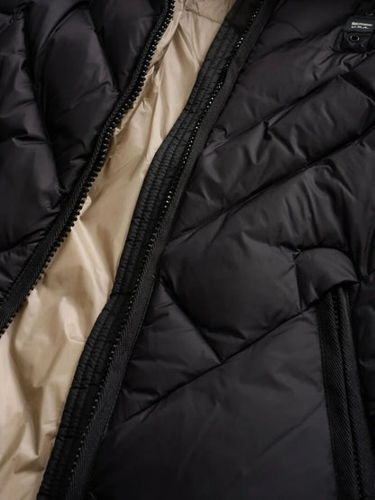Blauer giubbino donna a linee geometriche Alicia 
25WBLDC03097-006047 999EI