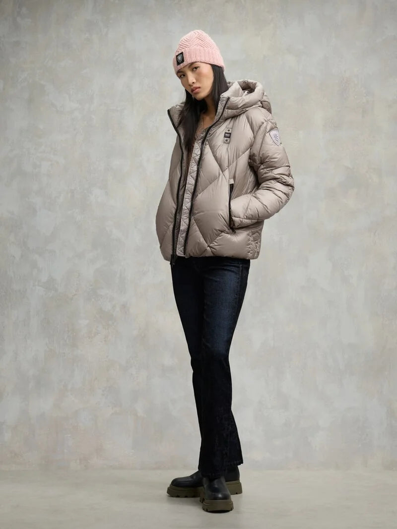 Blauer giubbino donna Piumino a Rombo modello Lamartine  25WBLDC03167