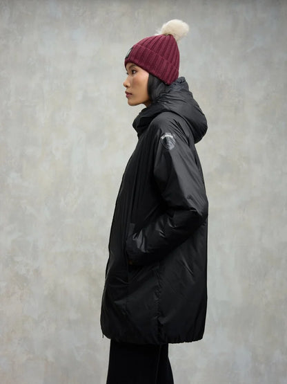 Blauer Giubbino donna Symphonia lungo impacchettabile con cappuccio