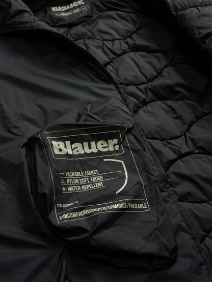 Blauer Giubbino donna Symphonia lungo impacchettabile con cappuccio