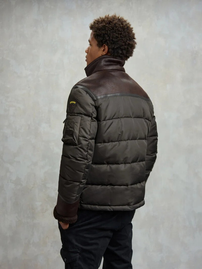 Blauer giubbino uomo giubbetto in nylon e montone eco

25WBLUC02028 007280 969