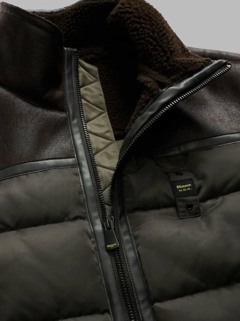 Blauer giubbino uomo giubbetto in nylon e montone eco

25WBLUC02028 007280 969