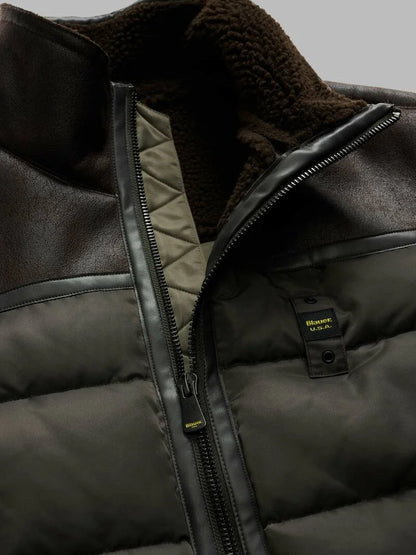 Blauer giubbino uomo giubbetto in nylon e montone eco

25WBLUC02028 007280 969