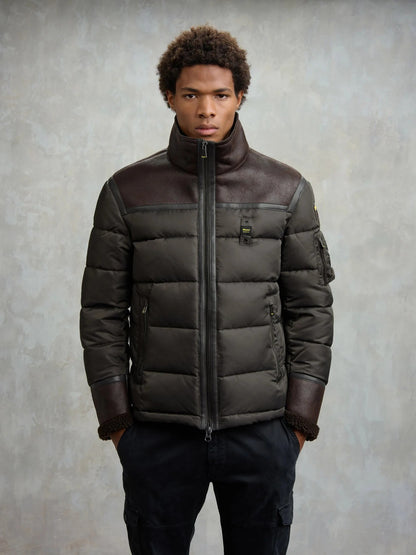 Blauer giubbino uomo giubbetto in nylon e montone eco

25WBLUC02028 007280 969