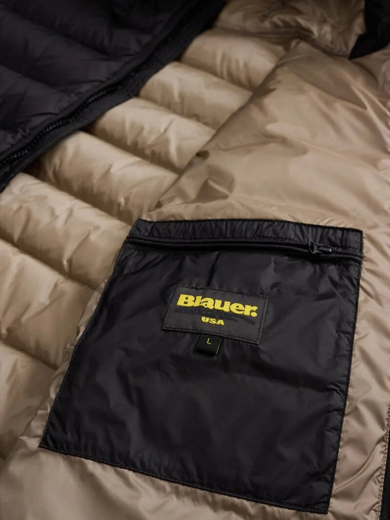Blauer giubbino uomo piumino con cappuccio Acton

25WBLUC03086-006047 999EI