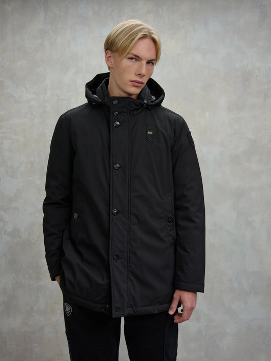 Blauer giubbino uomo parka con cappuccio removibile chester
25WBLUK03142