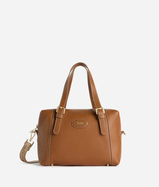 bauletto 1a classe alviero martini rodeo leather cuoio pelle granata