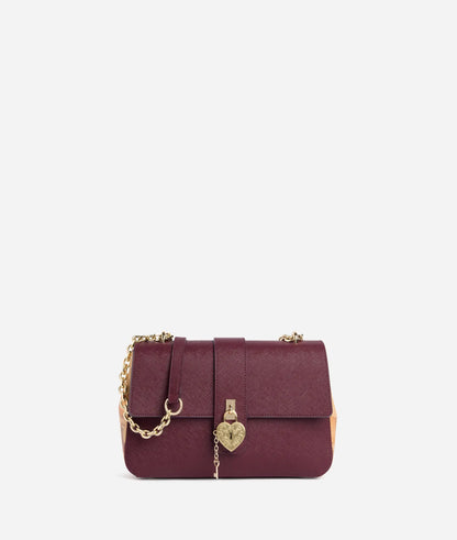 1^ Classe borsa donna tracolla burgundy  LG33 T407 0304