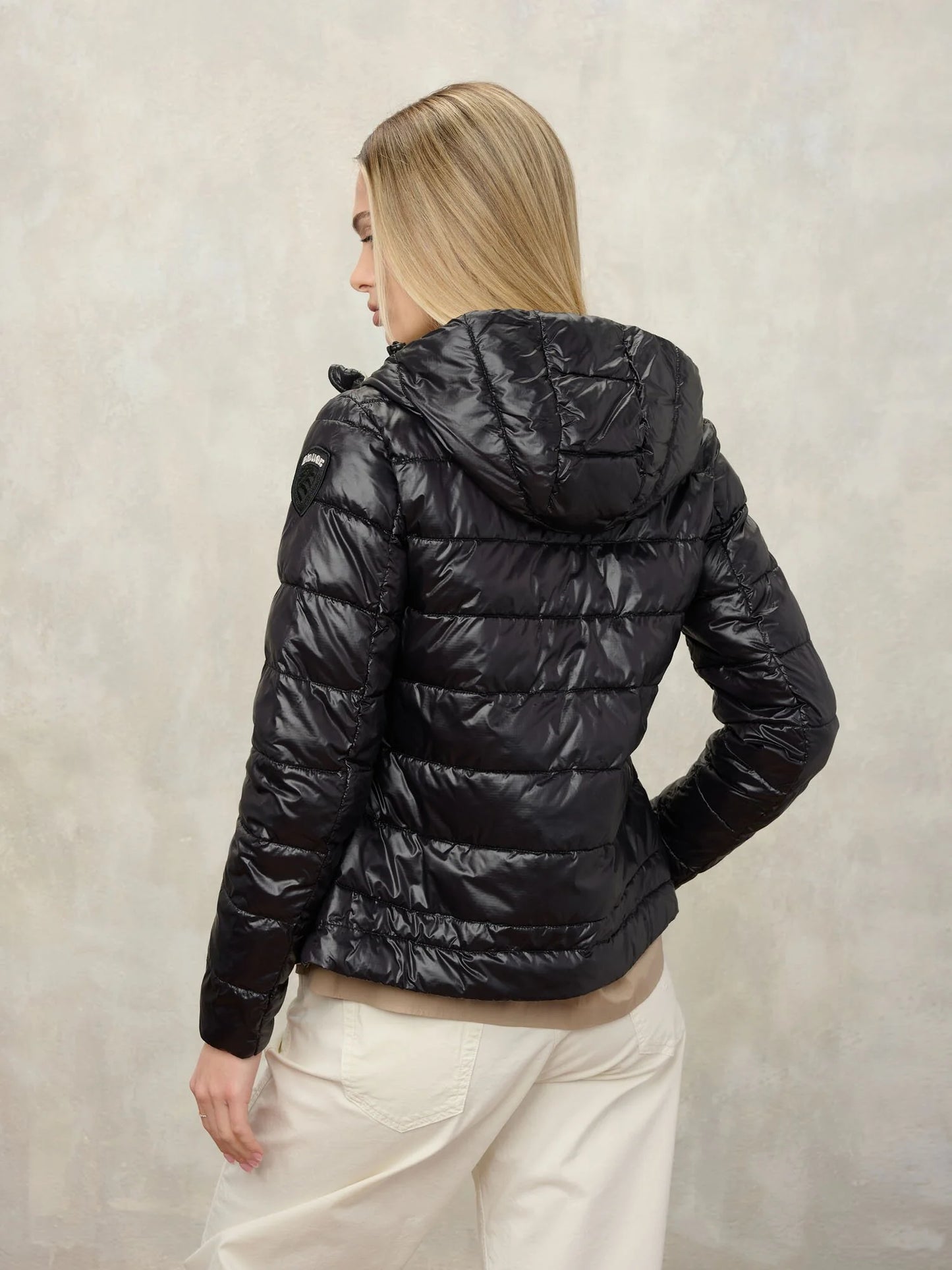 Blauer Giubbotto donna a righe Caroll 26SBLDC02170_006648_999EE