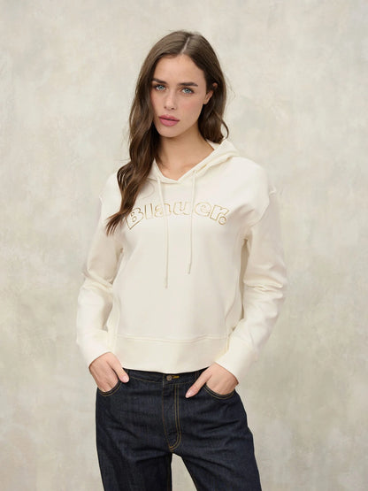 blauer felpa donna fayette cappuccio beige
