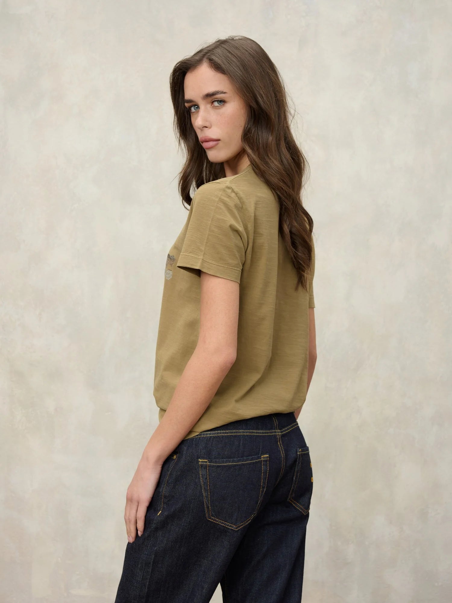 T-shirt donna Blauer outfit casual con jeans