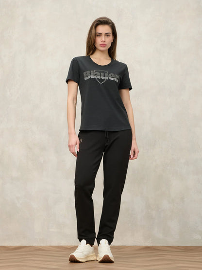 T-shirt Blauer donna vestibilità regolare look casual