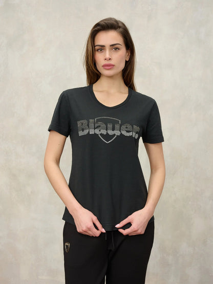 T-shirt Blauer donna vestibilità regolare look casual
