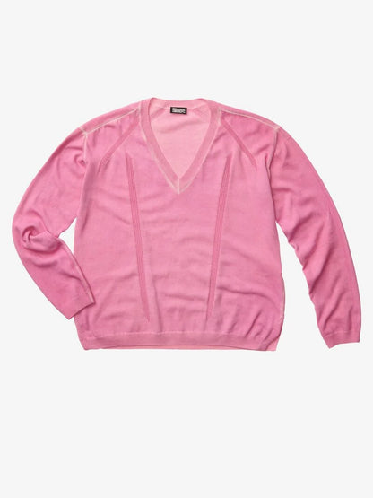 Blauer Women's Lightweight V-Neck Empire Sweater 26SBLDM02484