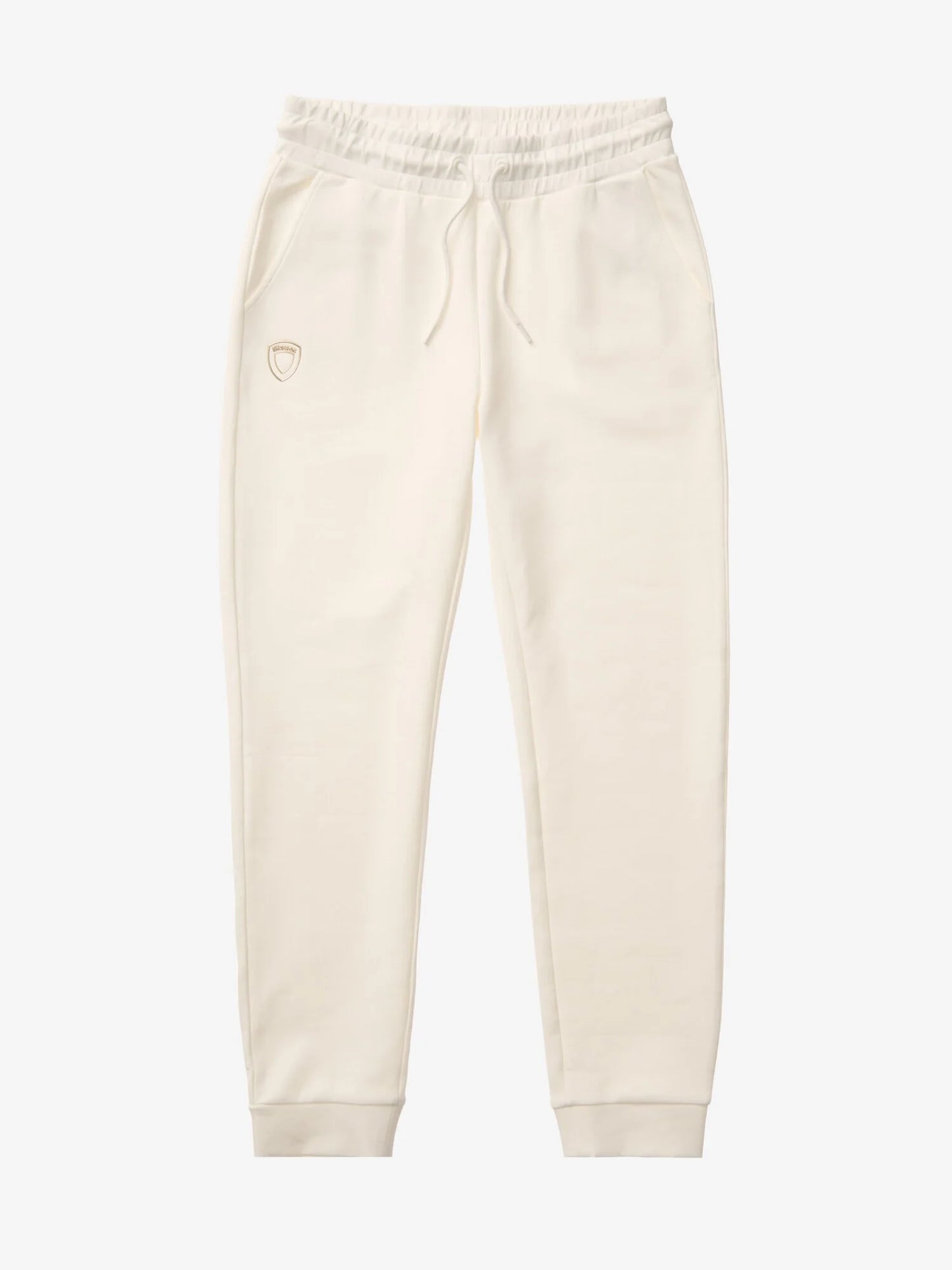 Pantaloni donna Blauer beige felpa con coulisse