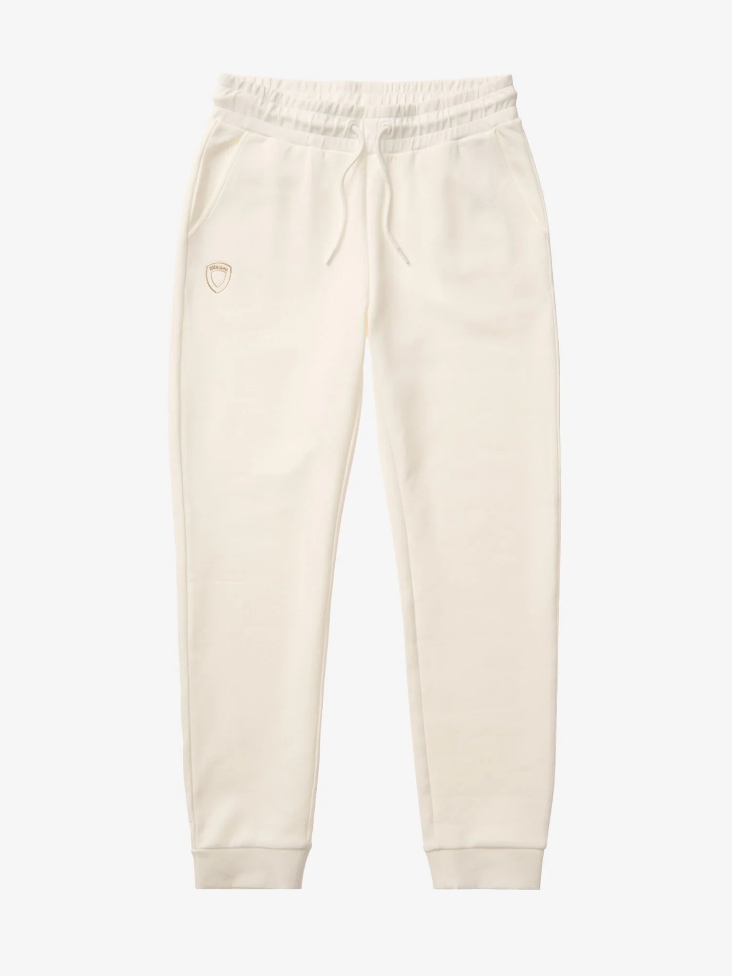 Pantaloni donna Blauer beige felpa con coulisse