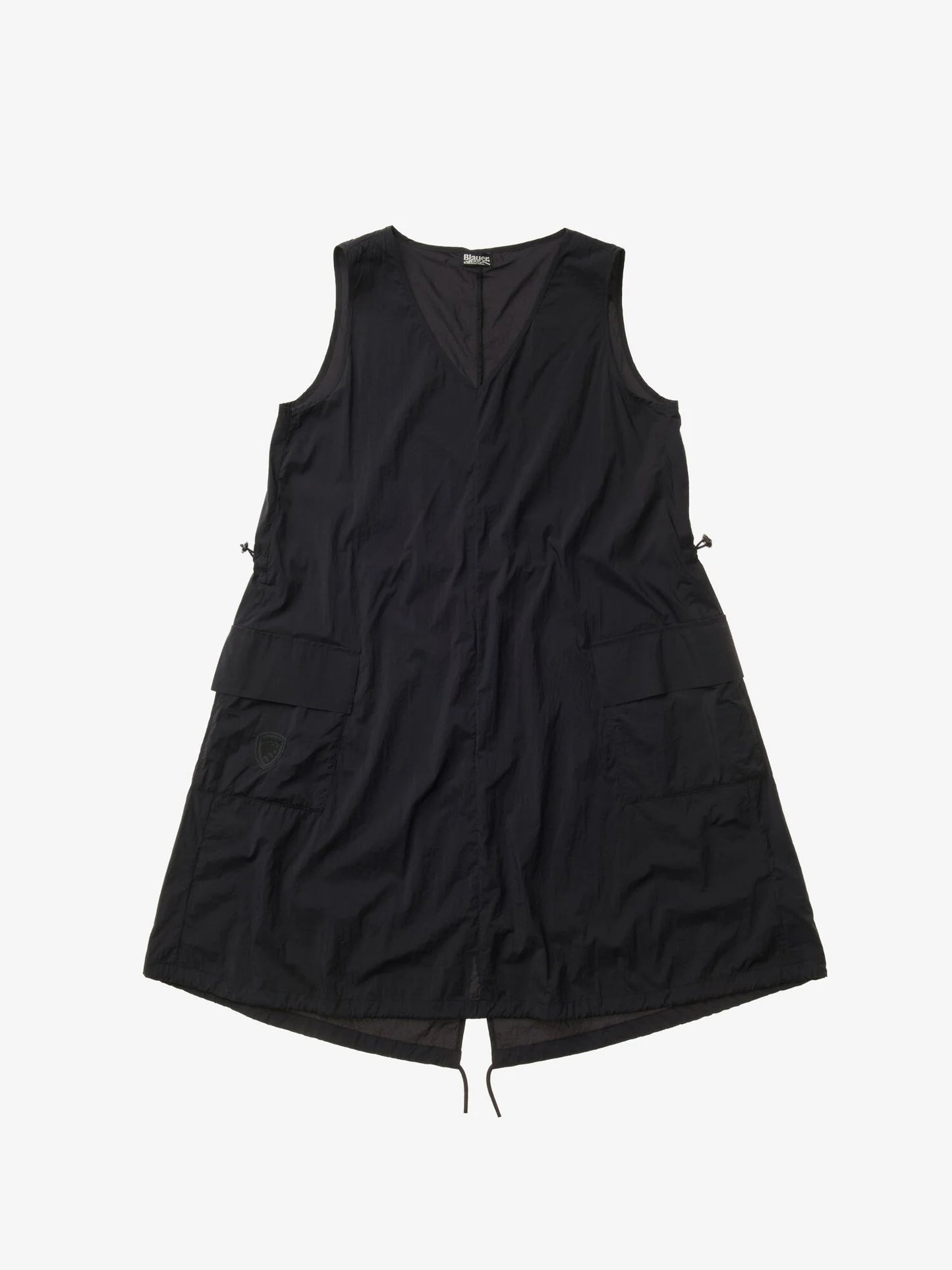 Dettaglio coulisse in vita vestito Blauer