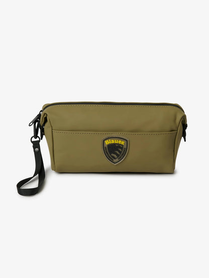 Men's Blauer S6SHAM01 rubber beauty case with wrist strap – Military Green