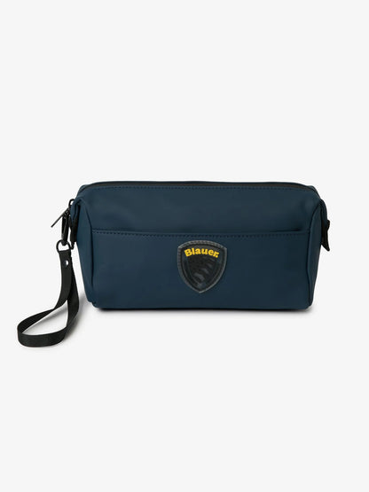 blauer pochette uomo gommata blu
