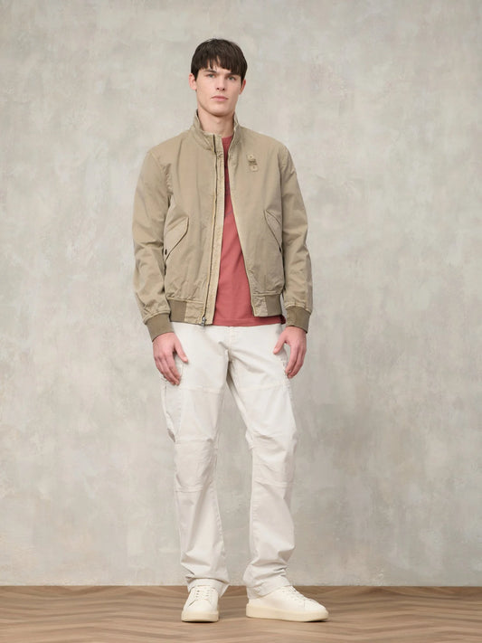 Giubbotto Blauer uomo in cotone leggero indossato