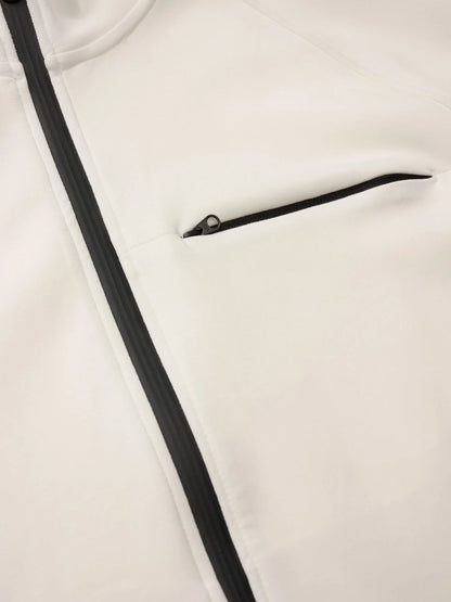 Patch logo riflettente su felpa Blauer
