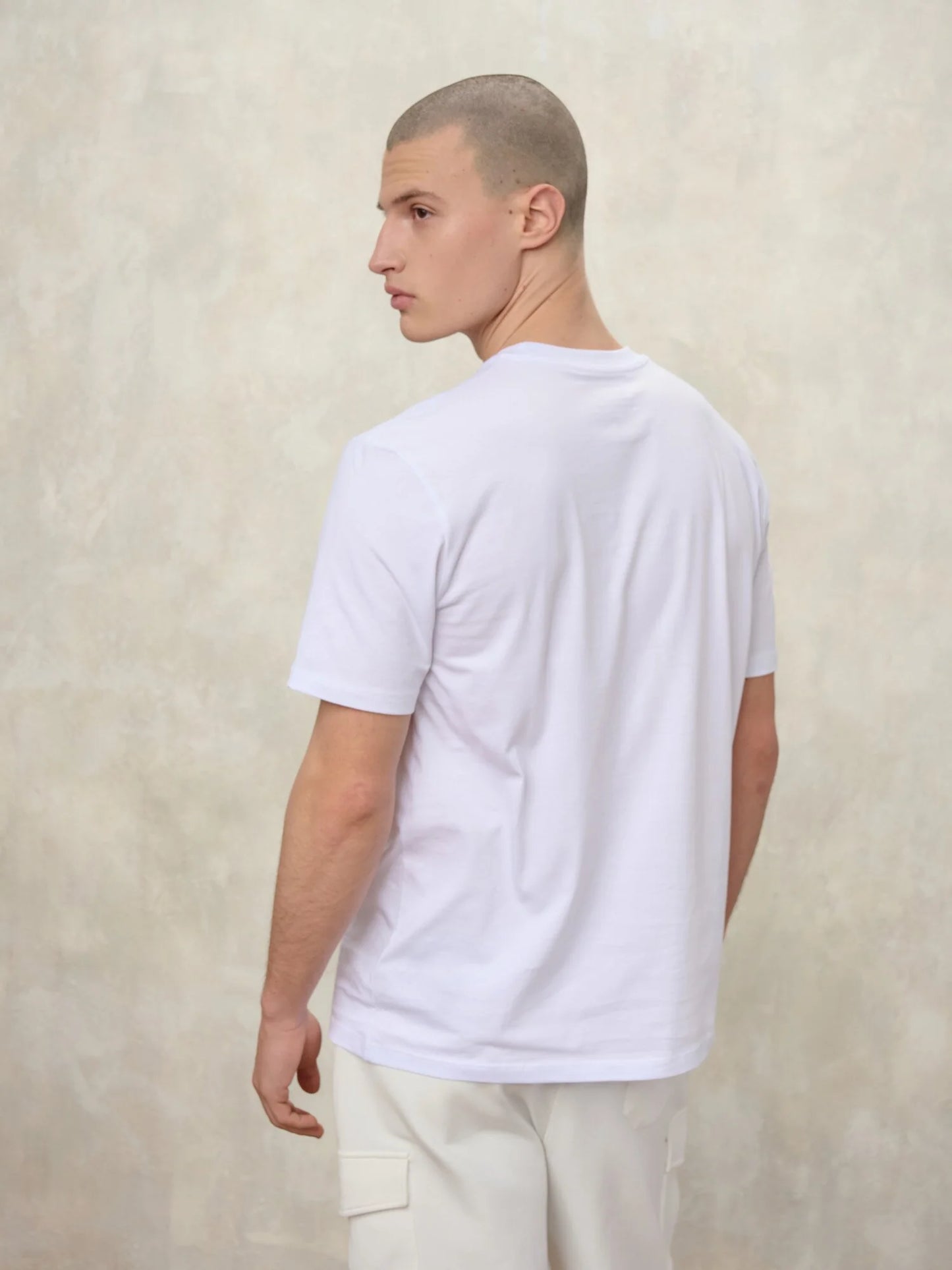 t-shirt Blauer uomo bianca vista posteriore