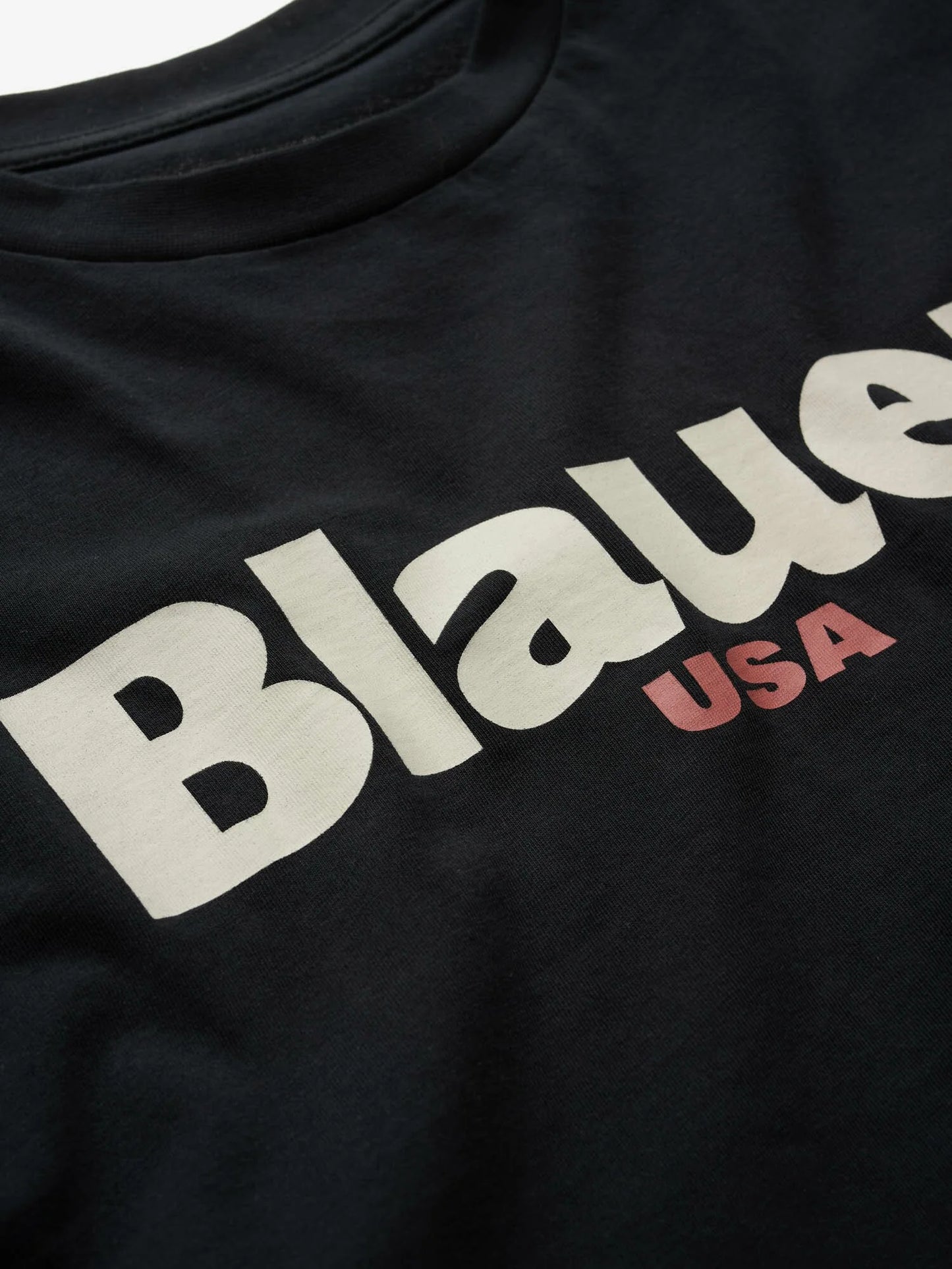 Men's T-shirt Blauer Ernst 26SBLUH02299 with front logo – Black
