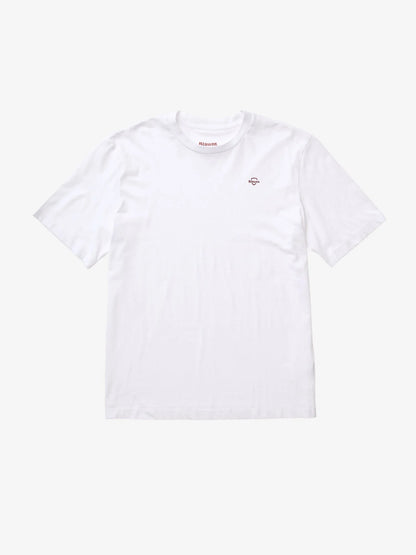 T-shirt Uomo Blauer Errol 26SBLUH02300 con logo minimal – Bianco