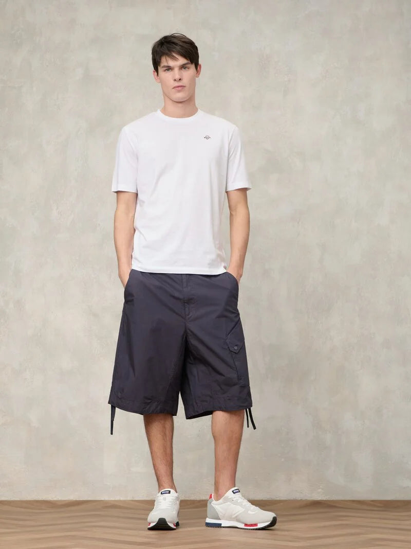 Blauer T-shirt uomo 26SBLUH02300 mod. Errol Bianco Neve