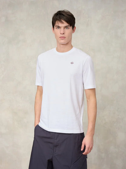 Blauer T-shirt uomo 26SBLUH02300 mod. Errol Bianco Neve