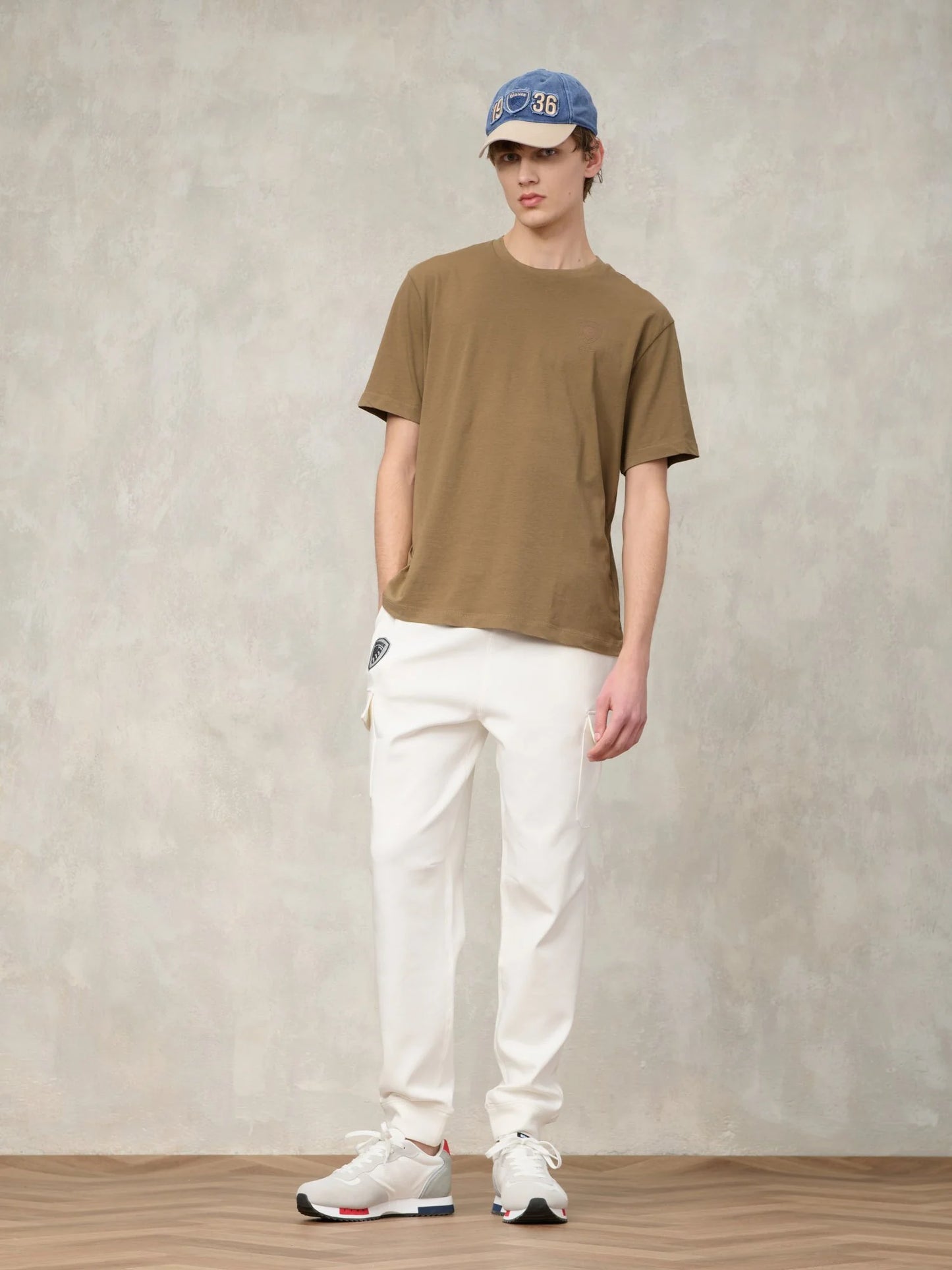 Men's Blauer Eutaw 26SBLUH02302 T-shirt with shield logo – Hazel