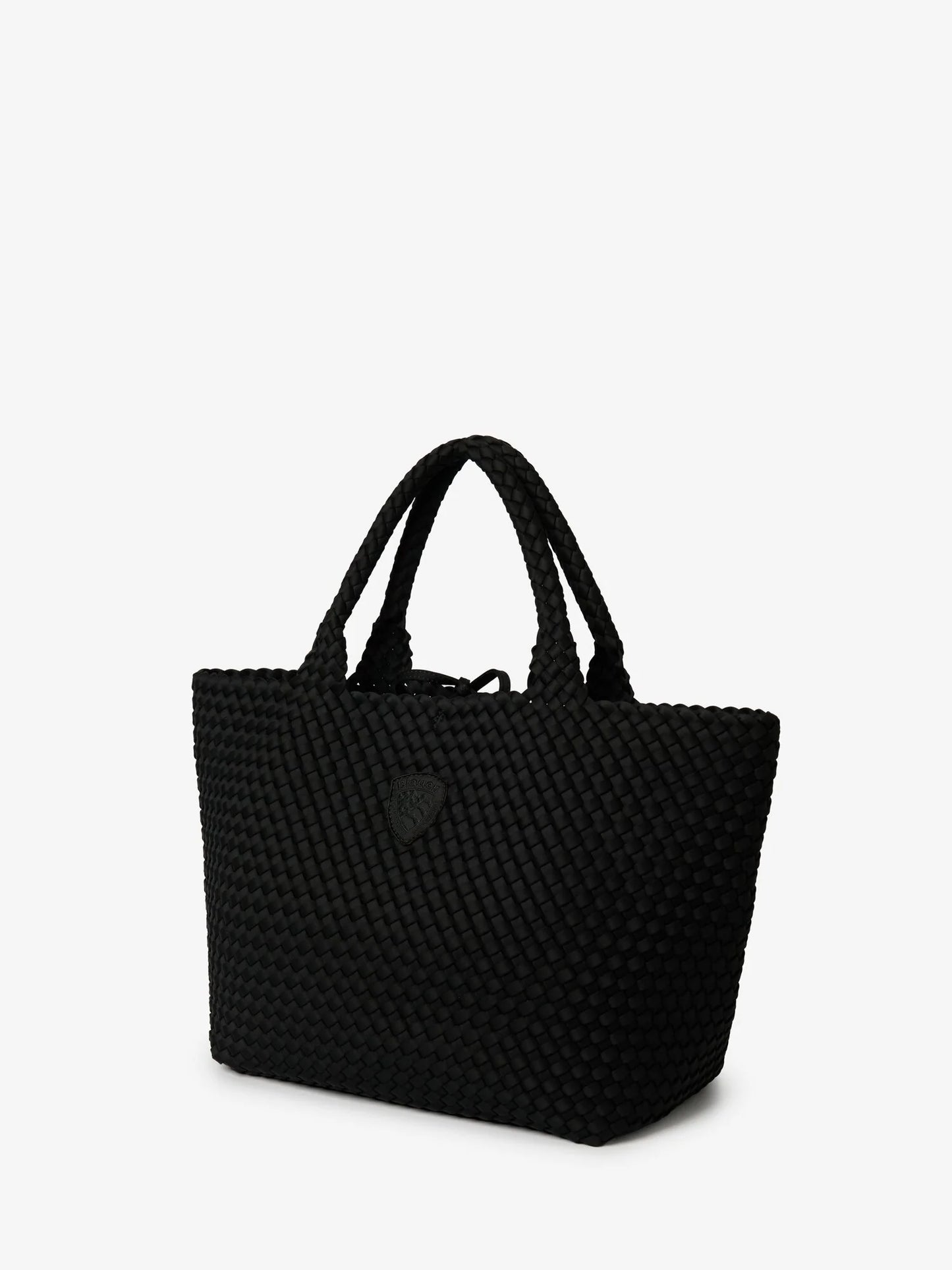 blauer borsa donna tote neoprene intrecciato nero
