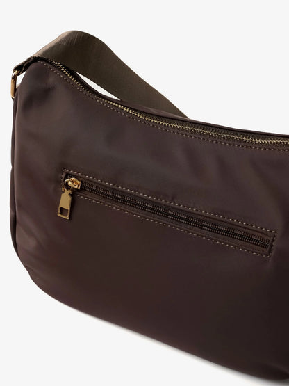 blauer borsa donna nylon con tasca zip
