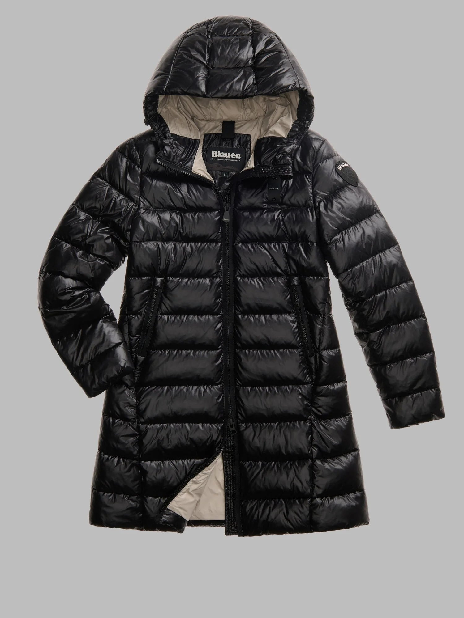 Blauer giubbotto lungo Donna modello Adelaide 26WBLDK02073-006648 999EI