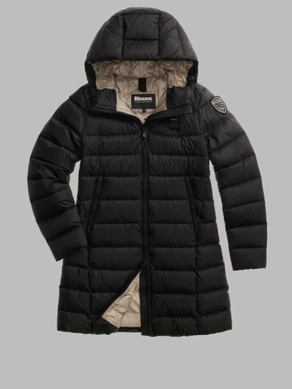 Blauer piumino lungo Donna modello Agnes 26WBLDK03039-006047 - CRDS 999EI