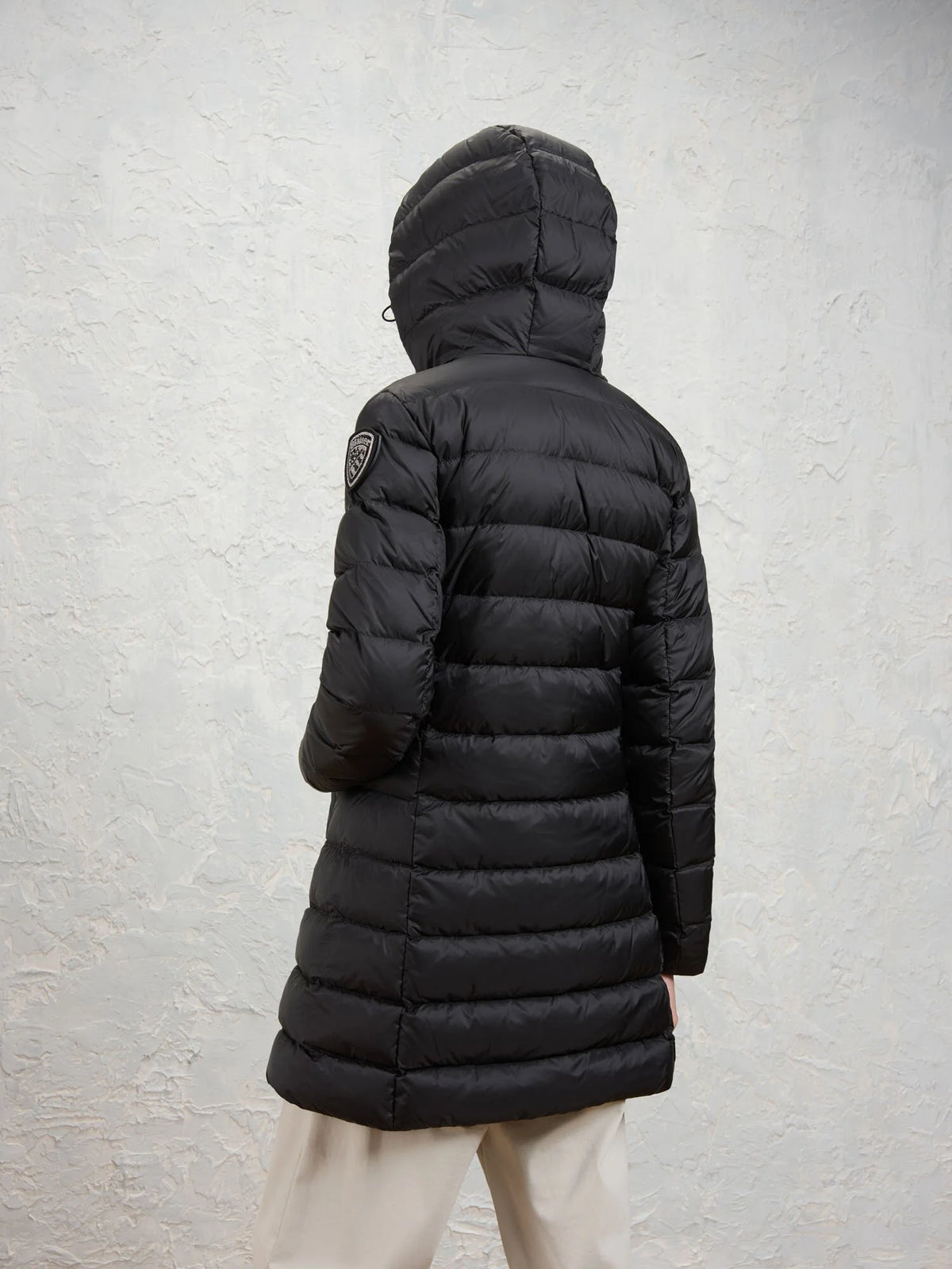 Blauer piumino lungo Donna modello Agnes 26WBLDK03039-006047 - CRDS 999EI
