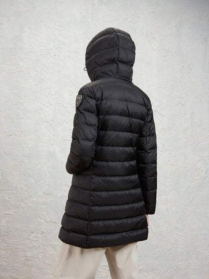 Blauer piumino lungo Donna modello Agnes 26WBLDK03039-006047 - CRDS 999EI