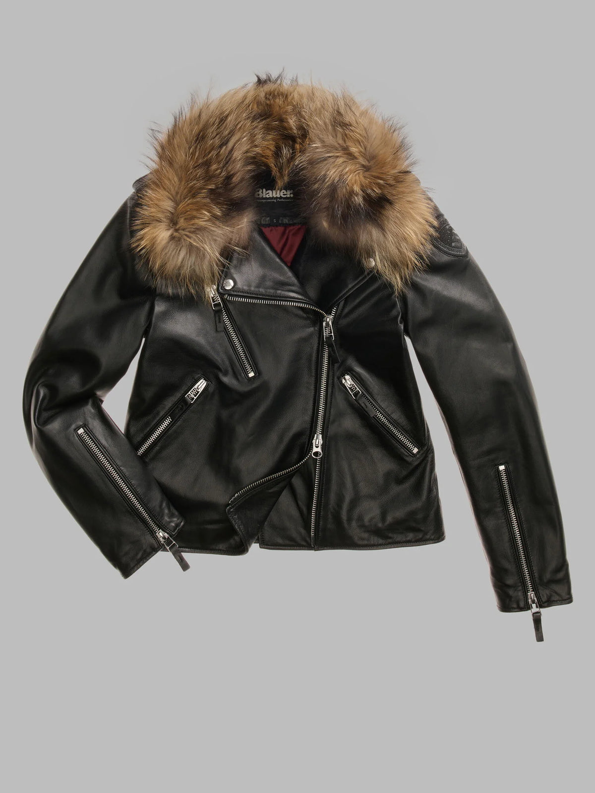 Blauer giacca in pelle Donna modello Cherry 26WBLDL01480-007355 999 - immagine 5
