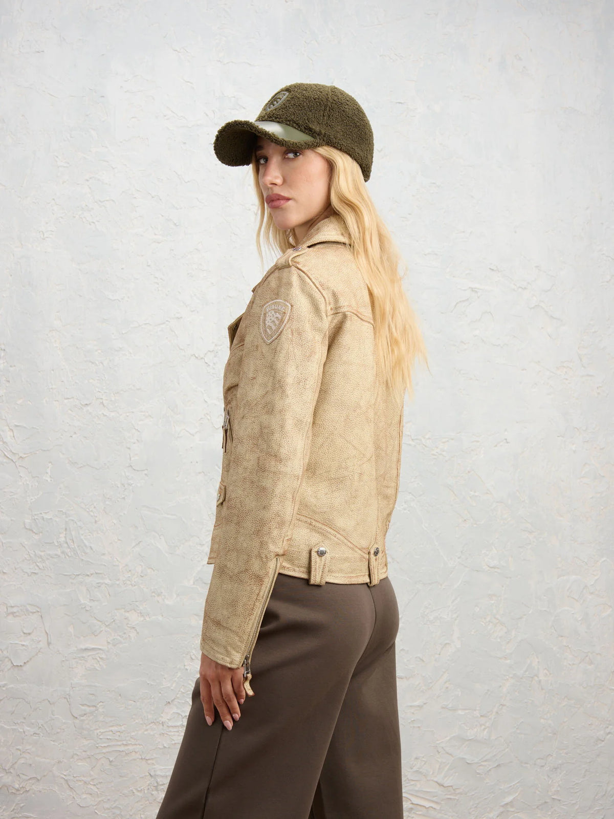 Blauer giacca in pelle Donna modello Lansville 26WBLDL01483-007734 902 - immagine 3