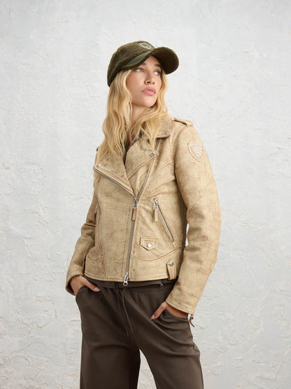 Blauer giacca in pelle Donna modello Lansville 26WBLDL01483-007734 902 - immagine 1