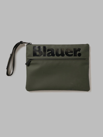 Blauer Pochette uomo waxed clutch F6CONEY03/SPL OLIVE - immagine 1