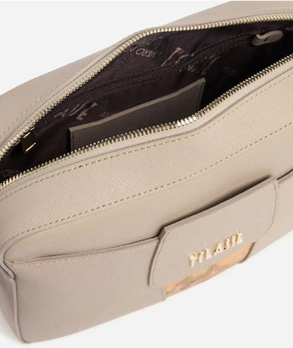 Tracollina Donna 1^ Classe Windy City Reporter Greige Saffiano