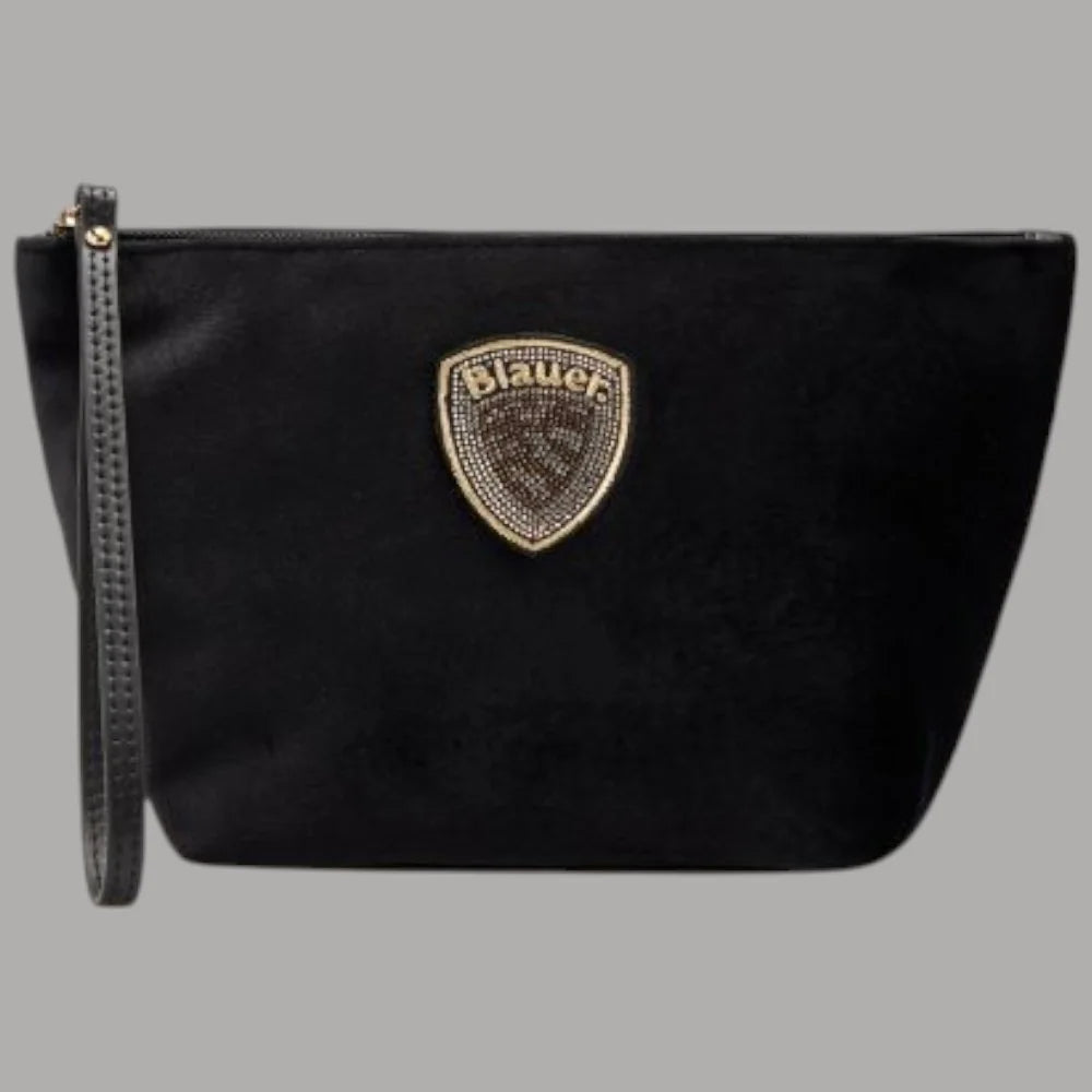 Blauer Borsa pochette donna velvet polyester clutch F6DEBBY01/CLU BLACK