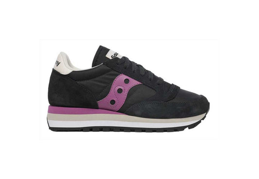 Saucony jazz triple black/purple scarpa donna