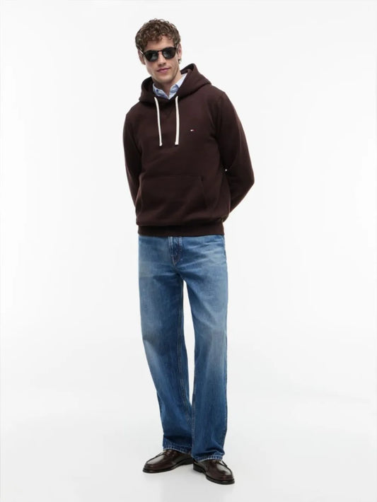 Tommy Hilfiger Felpa uomo in tessuto spazzolato con bandiera MW0MW45189HJT - immagine 2