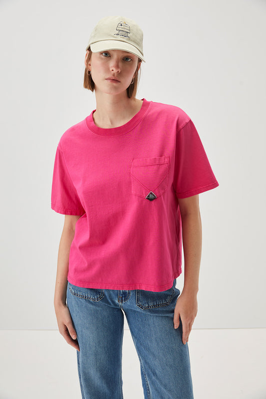 Roy Rogers T-shirt donna pocket