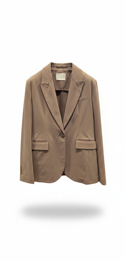 Women's Jacket Circolo 1901 tobacco Stretch Elegant – Model FD3859
