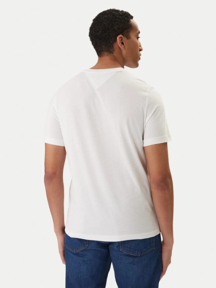 tommy hilfiger t shirt uomo bianca outfit modello