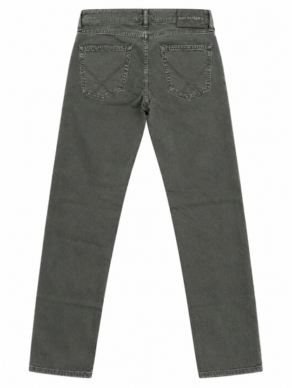 Roy Roger's JEANS uomo 517 Plain MAN Soft bull elast. Crow RRU089CS860127 C0242 - immagine 2